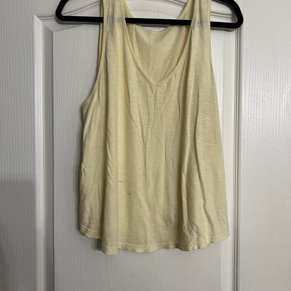 Pact Women's Light Yellow Tank Top